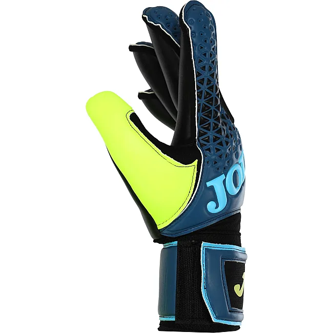 Вратарские перчатки
 профессиональные с защитой пальцев JOMA

 PREMIER 401195-301
 7-12 (Черный-синий-желтый)