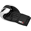 Боксерские перчатки RDX F4 Boxing Sparring Gloves Hook&Loop WHITE/BLACK (капа в комплекте)