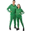 Спортивный костюм кофта на молнии и брюки LIDONG LD-6811 (Зеленый)