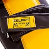 Тай-пэд ударный для Муай Тай изогнутый с ремнями и ручкой PU ZELART
 BO-8253 35x20x10см 1шт (Салатовый)