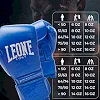 Боксерские перчатки Leone GN111 THE GREATEST Blue (бинты 4 м. в комплекте)