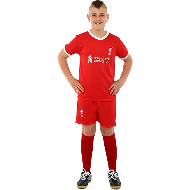 Футбольна форма дитяча із символікою клубу
 LIVERPOOL домашня 2024 SP-SPORT
 CO-6327 20-28