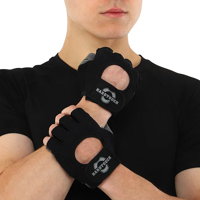 Тренировочные перчатки для фитнеса HARD TOUCH BC-4460 (Красный)