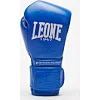 Боксерские перчатки Leone GN111 THE GREATEST Blue (бинты 4 м. в комплекте)