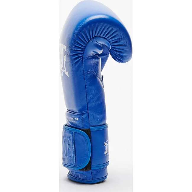 Боксерские перчатки Leone GN111 THE GREATEST Blue (бинты 4 м. в комплекте)
