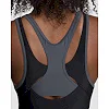 Купальник закрытый для женщин Arena SWIMSUIT SOLID CONTROL HI-POWE черный, серый