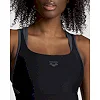 Купальник закрытый для женщин Arena SWIMSUIT SOLID CONTROL HI-POWE черный, серый