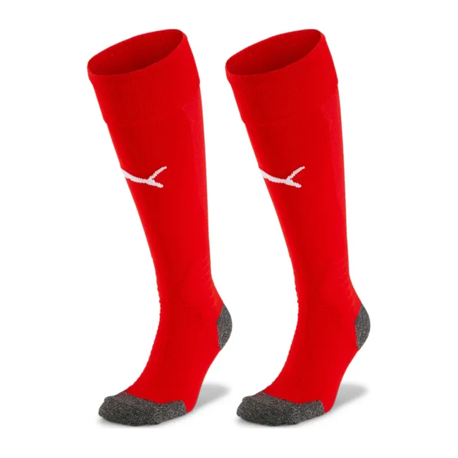 Гетры футбольные Puma Team LIGA Socks красный, черный