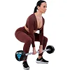 Штанга неразборная с фиксированным весом прямая полиуретановая LiveUp LP8010-25 длина-89,2см 25кг