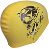 Двухсторонняя шапочка для плавания
 силиконовая для взрослых MADWAVE
 SWIM SCULL reversible M055025 (Черный-желтый)