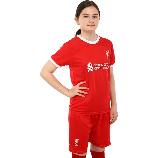 Футбольна форма дитяча із символікою клубу
 LIVERPOOL домашня 2024 SP-SPORT
 CO-6327 20-28
