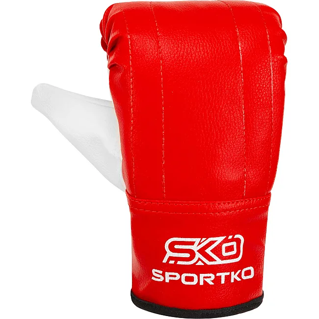 Перчатки снарядные
-блинчики для бокса искусственная кожа SPORTKO

 UR PD-3 (Красный)