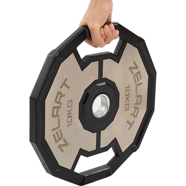 Млинці диски гумові 2 Handle металева втулка ZELART
 TA-4792-10 51мм 10кг