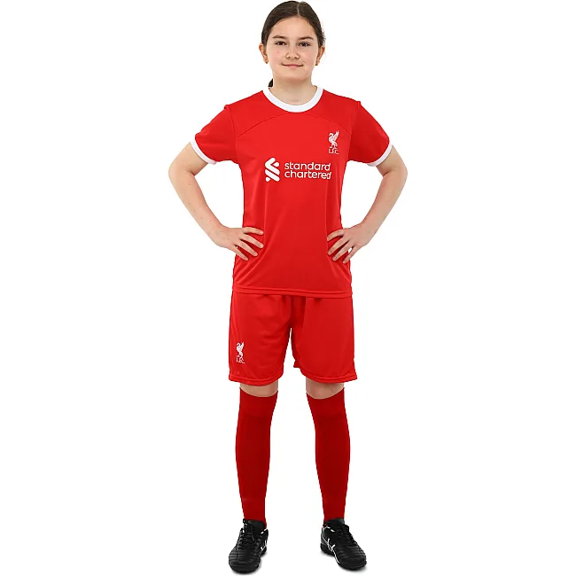 Футбольна форма дитяча із символікою клубу
 LIVERPOOL домашня 2024 SP-SPORT
 CO-6327 20-28