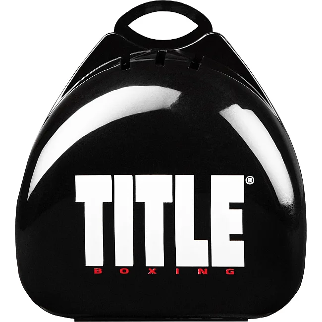 Капа для бокса TITLE Boxing Air Force Duo-Defense 2.0 детская (возраст до 10) Black/Red