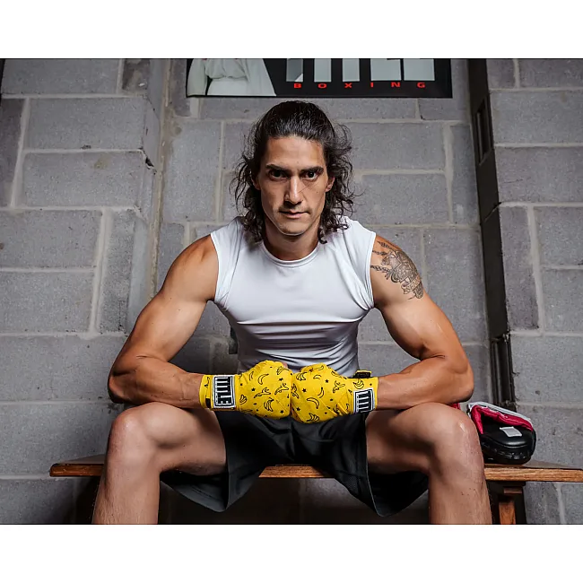 Бинты для бокса TITLE Boxing Print 450см Yellow