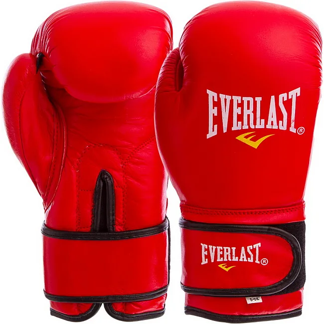 Боксерські рукавиці шкіряні Everlast BO-4748
