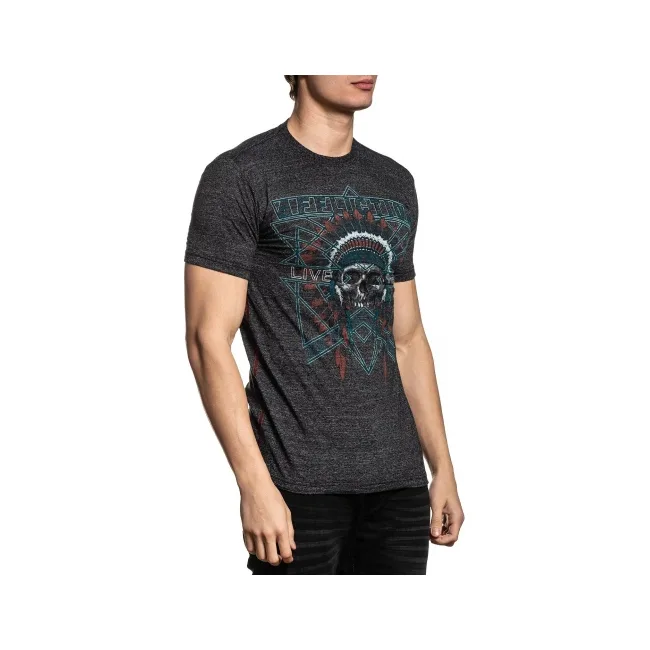Футболка AFFLICTION AC Devils Trail SS Tee Black