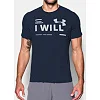 Футболка Under Armour I Will Charged Cotton Navy
