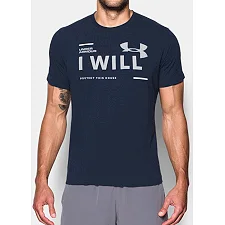 Футболка Under Armour I Will Charged Cotton Navy