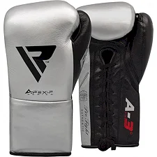 Рукавички для боксу RDX Leather Pro A3 Silver