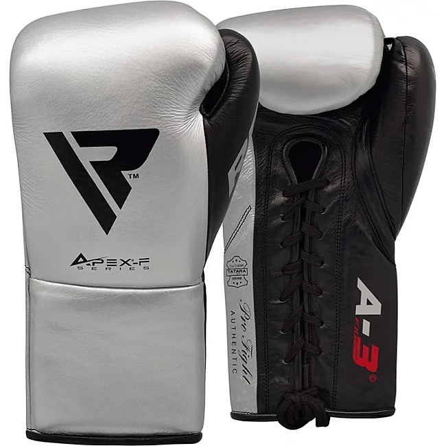 Перчатки для бокса RDX Leather Pro A3 Silver