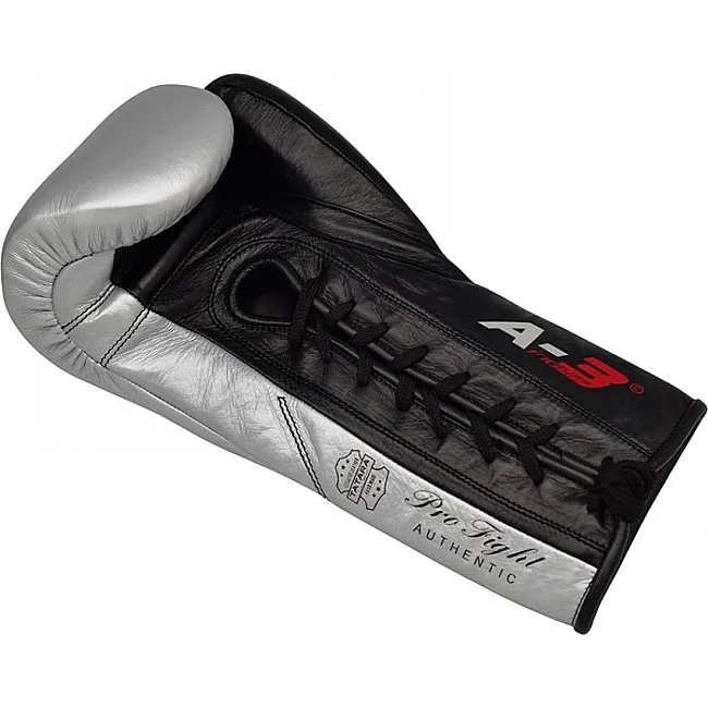 Перчатки для бокса RDX Leather Pro A3 Silver