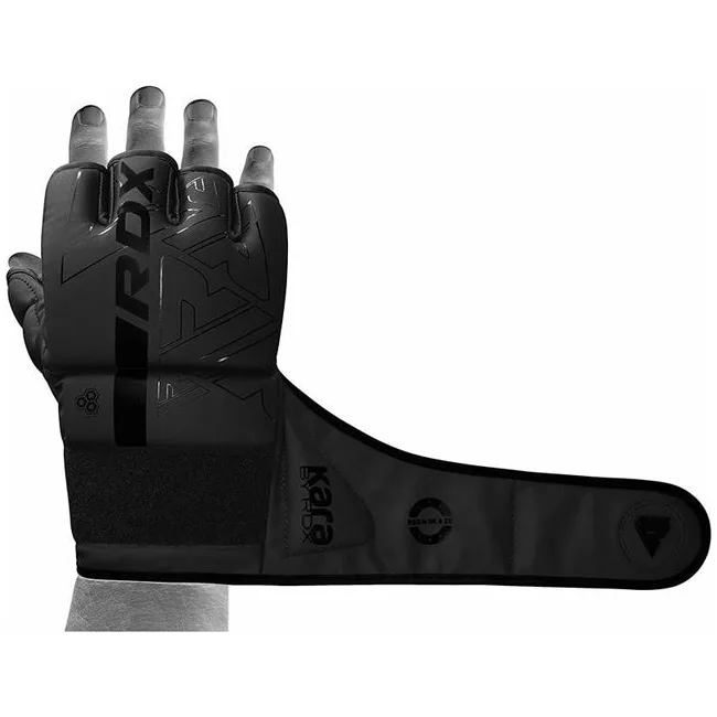 Перчатки для MMA RDX F6 Kara Grappling Matte Black