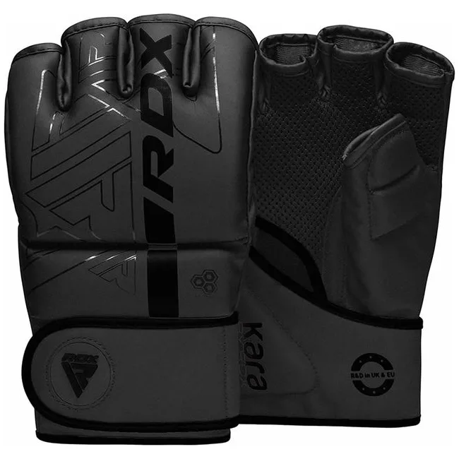 Перчатки для MMA RDX F6 Kara Grappling Matte Black
