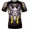 Рашгард Venum Viking 2.0 Rashguards Short Black Yellow
