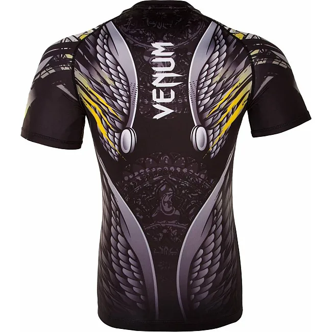 Рашгард Venum Viking 2.0 Rashguards Short Black Yellow