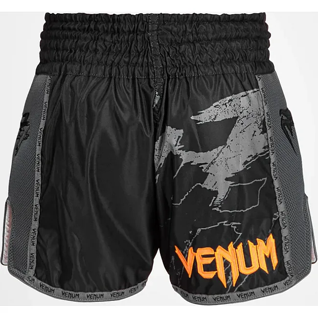 Шорты для Муай Тай VENUM S47 Muay Thaï Short Black Orange