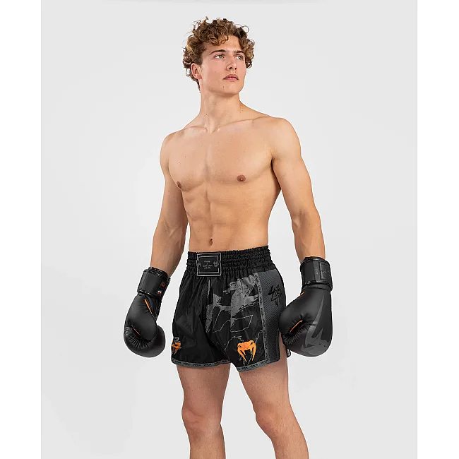 Шорты для Муай Тай VENUM S47 Muay Thaï Short Black Orange