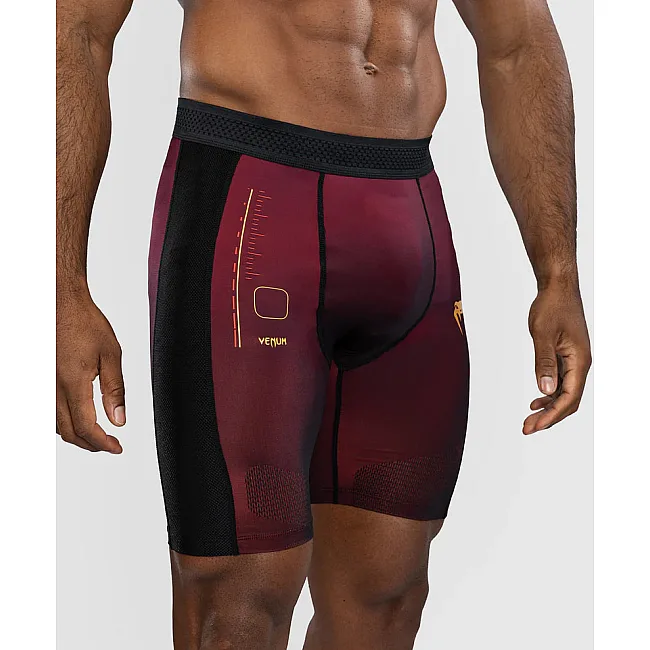 Шорти компресійні VENUM Tactical XT Vale Tudo - Black/Burgundy/Gold