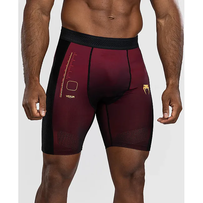 Шорти компресійні VENUM Tactical XT Vale Tudo - Black/Burgundy/Gold