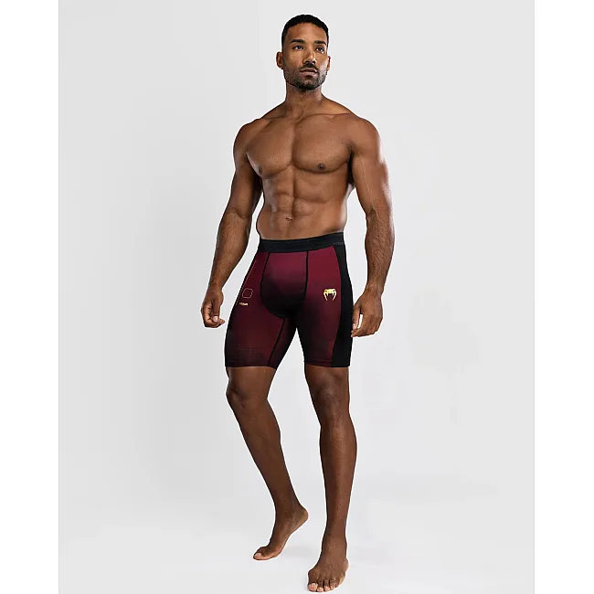 Шорти компресійні VENUM Tactical XT Vale Tudo - Black/Burgundy/Gold