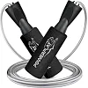 Скоростная скакалка с подшипниками POWERPLAY 4209 Sport Черная (3м)
