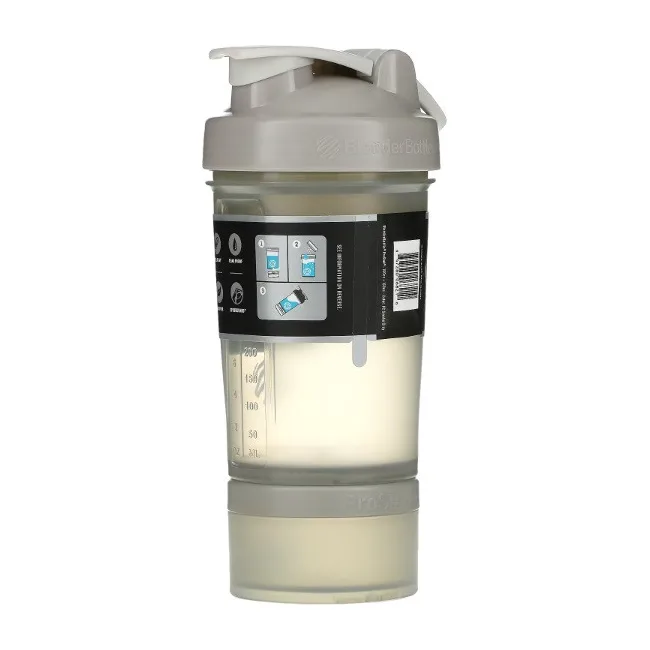 Спортивный шейкер BLENDERBOTTLE ProStak 22oz/650мл с 2-мя контейнерами Grey