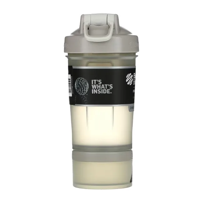 Спортивный шейкер BLENDERBOTTLE ProStak 22oz/650мл с 2-мя контейнерами Grey