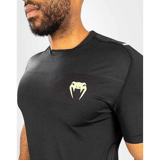 Тренировочная футболка VENUM Fusion 2.0 Men Dry Tech Black Yellow