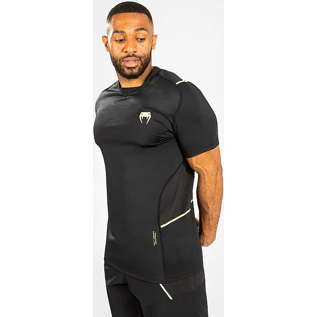 Тренировочная футболка VENUM Fusion 2.0 Men Dry Tech Black Yellow