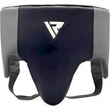 Защита паха профессиональная RDX Leather Pro Blue L