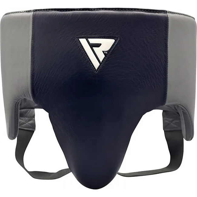 Защита паха профессиональная RDX Leather Pro Blue L