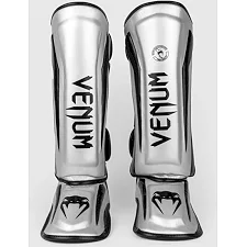 Защитные щитки для ног VENUM Elite Standup Silver Black