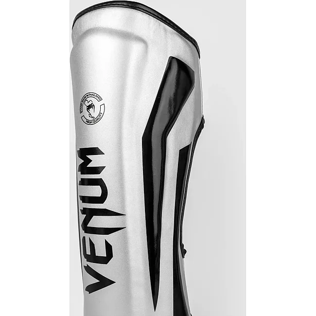 Защитные щитки для ног VENUM Elite Standup Silver Black