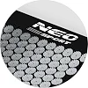 Акупунктурний килимок Neo-Sport NS-903 чорно-сріблястий