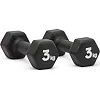 Гантели ADIDAS Dumbbells черный 3 кг