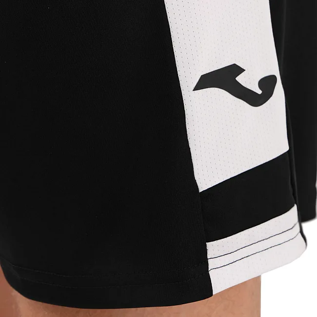 Футбольна форма комплект футболка та шорти JOMA LIDER 104285-102 4 (Чорний-білий)