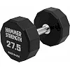 Гантель профессиональная с полиуретановым покрытием HAMMER STRENGHT TA-9215-27_5 (Черный)