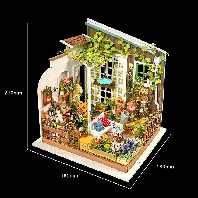 Конструктор 3D міні-будинок Robotime Rolife Miller's Flower House DG108